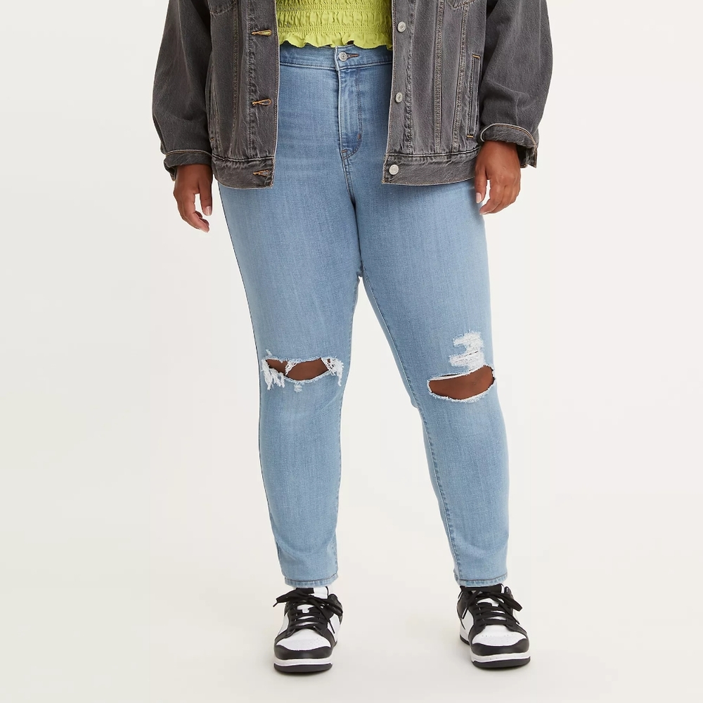 Levi's | Plus Size 721 High Rise Light Wash Skinny Jeans